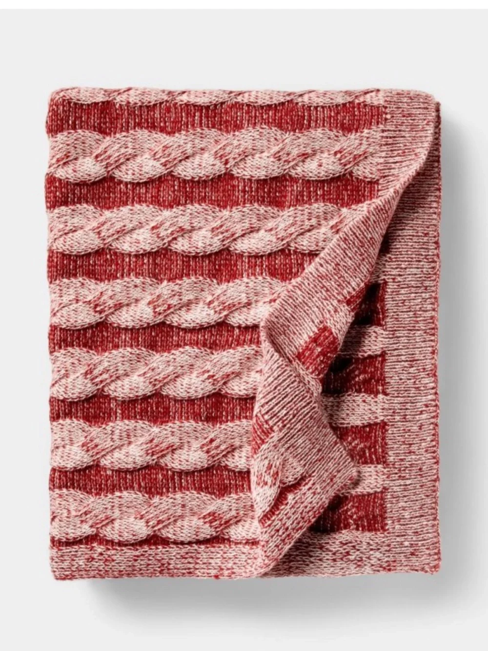 50”x60” Twisted Cable Throw Blanket